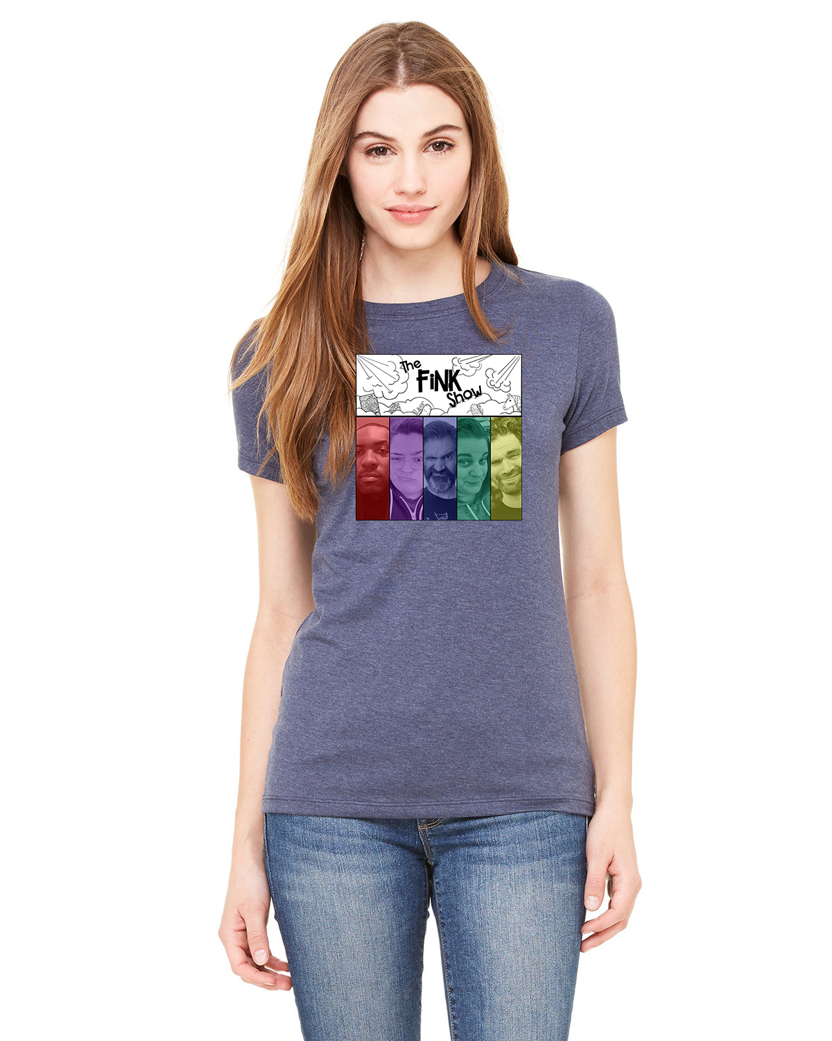 Fink Show Ladies Crew Neck T-shirt Large V3.0 Logo