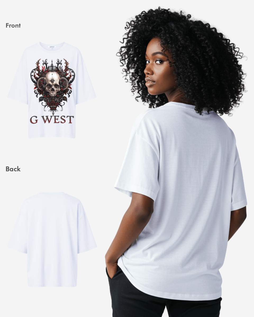 G West Womens Dead Devil Oversized Tee
