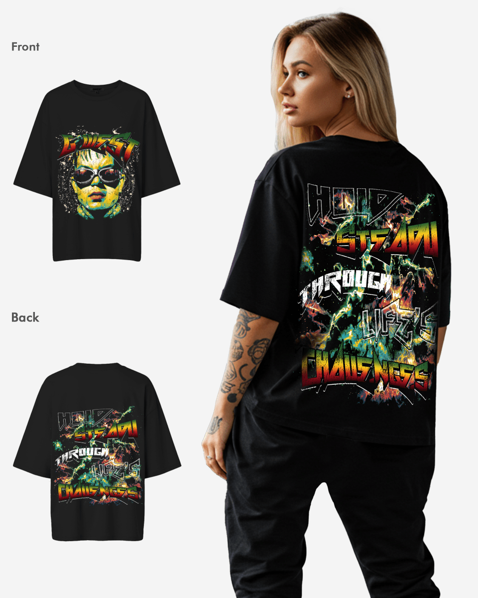 G West Womens Hold Steady Premium Oversized Tee