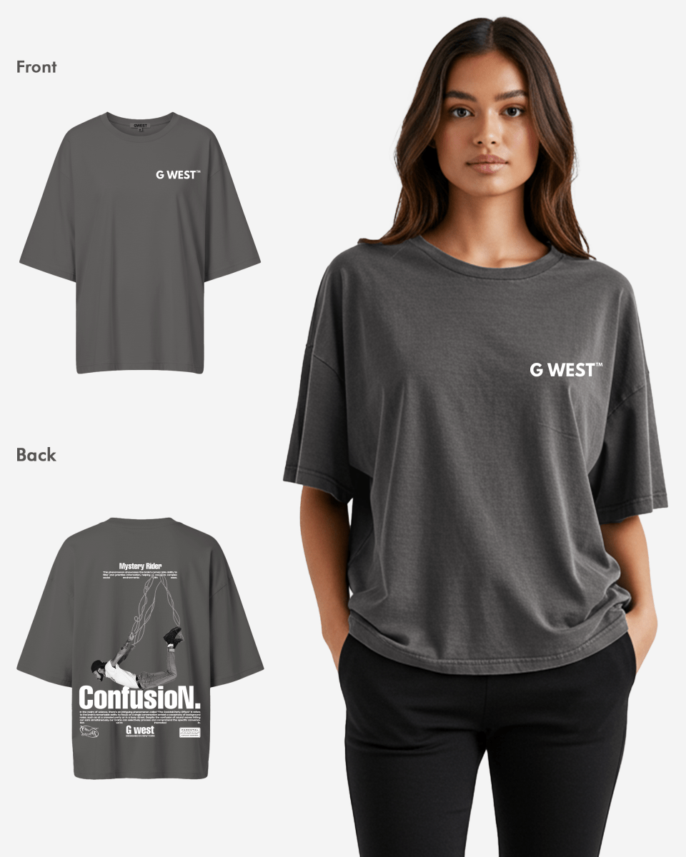 G West Womens Oversized Confusion Tee
