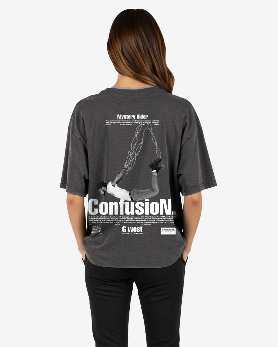 G West Womens Oversized Confusion Tee