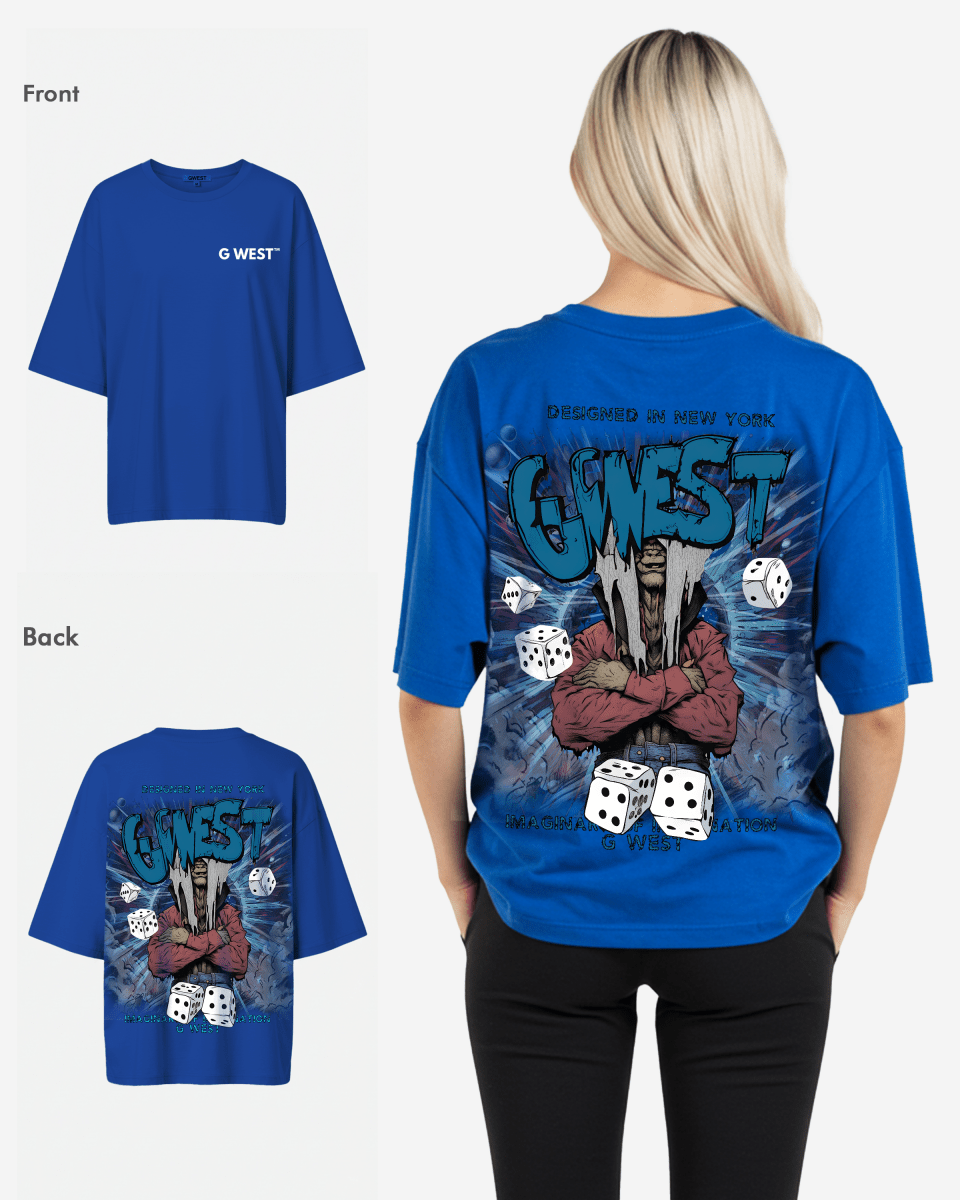 G West Womens Oversized Imagine Of Imagination Tee