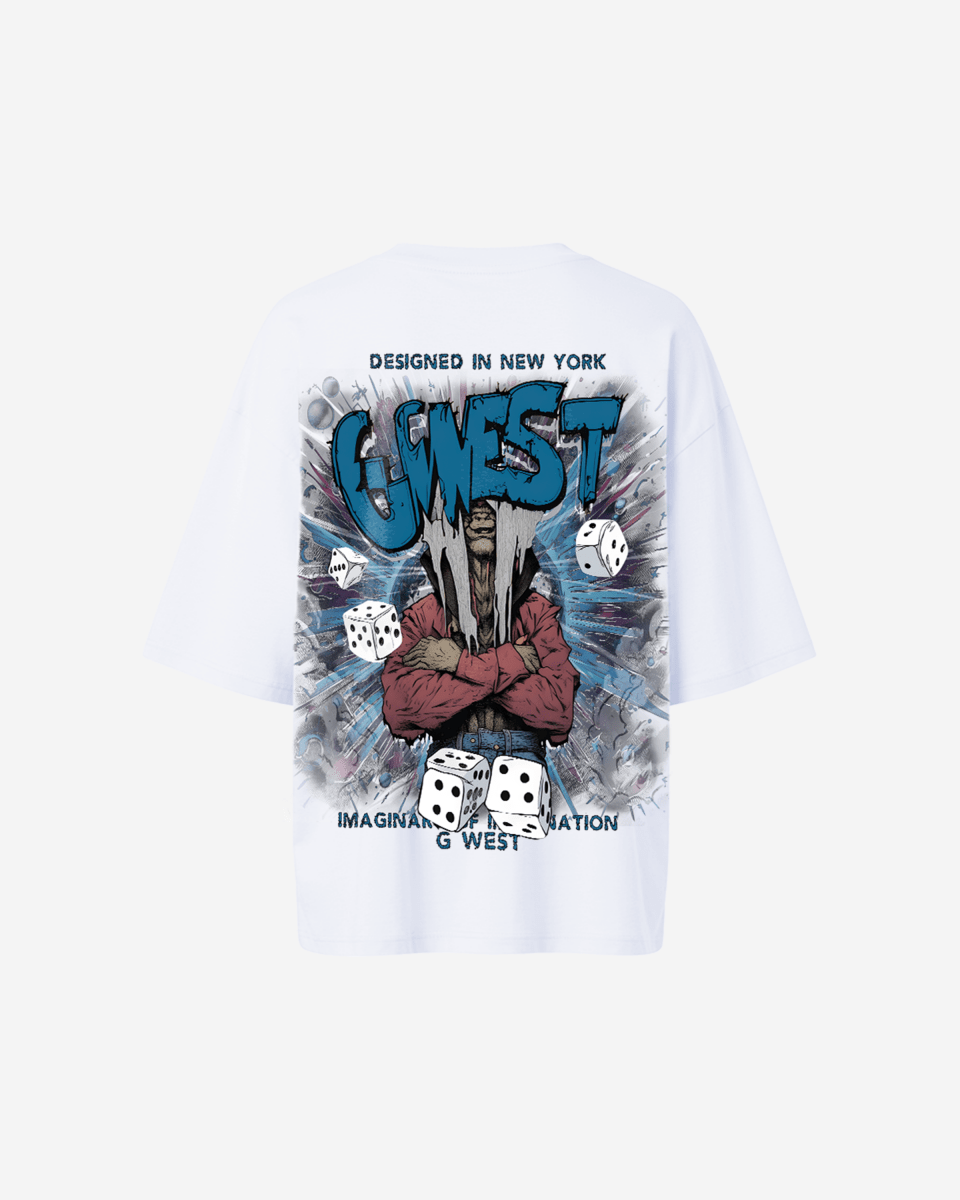 G West Womens Oversized Imagine Of Imagination Tee