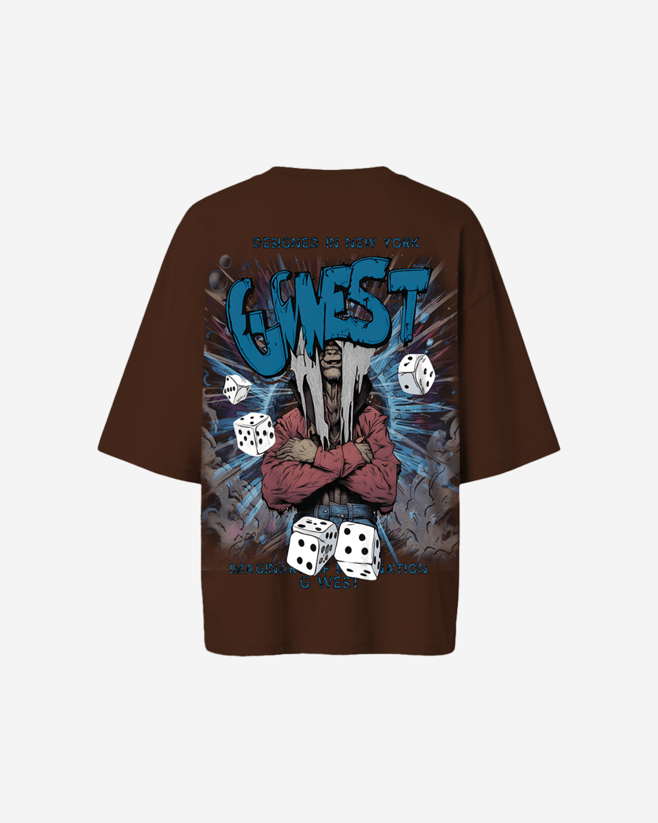 G West Womens Oversized Imagine Of Imagination Tee