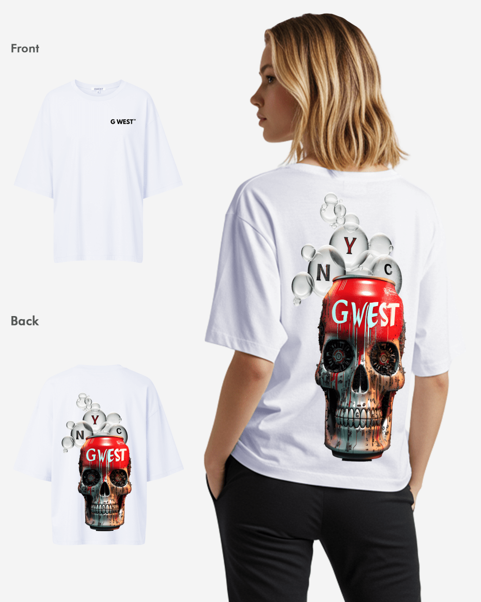 G West Womens Oversized Nyc Can T-Shirt