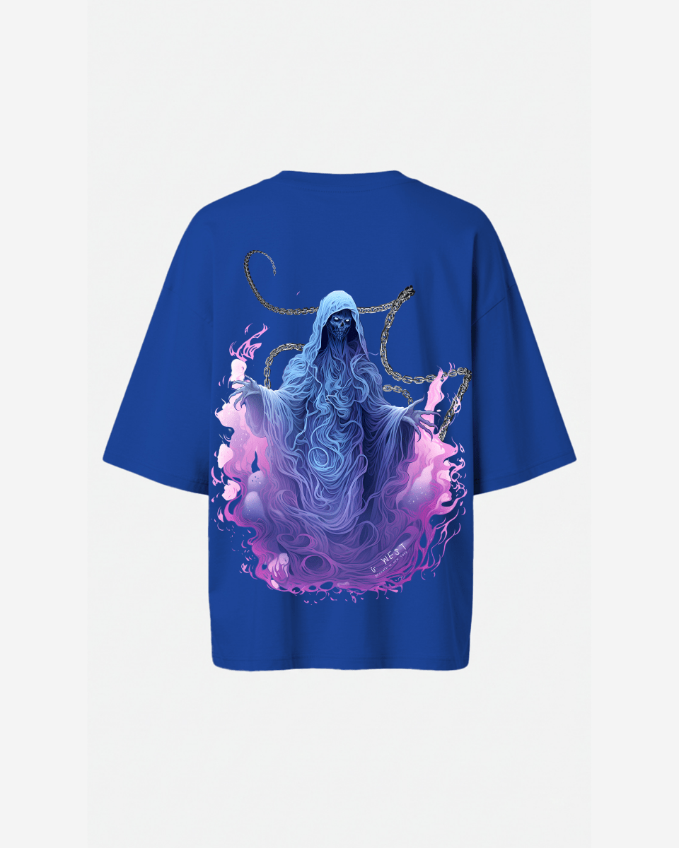 G West Womens Oversized Purple Reaper Tee
