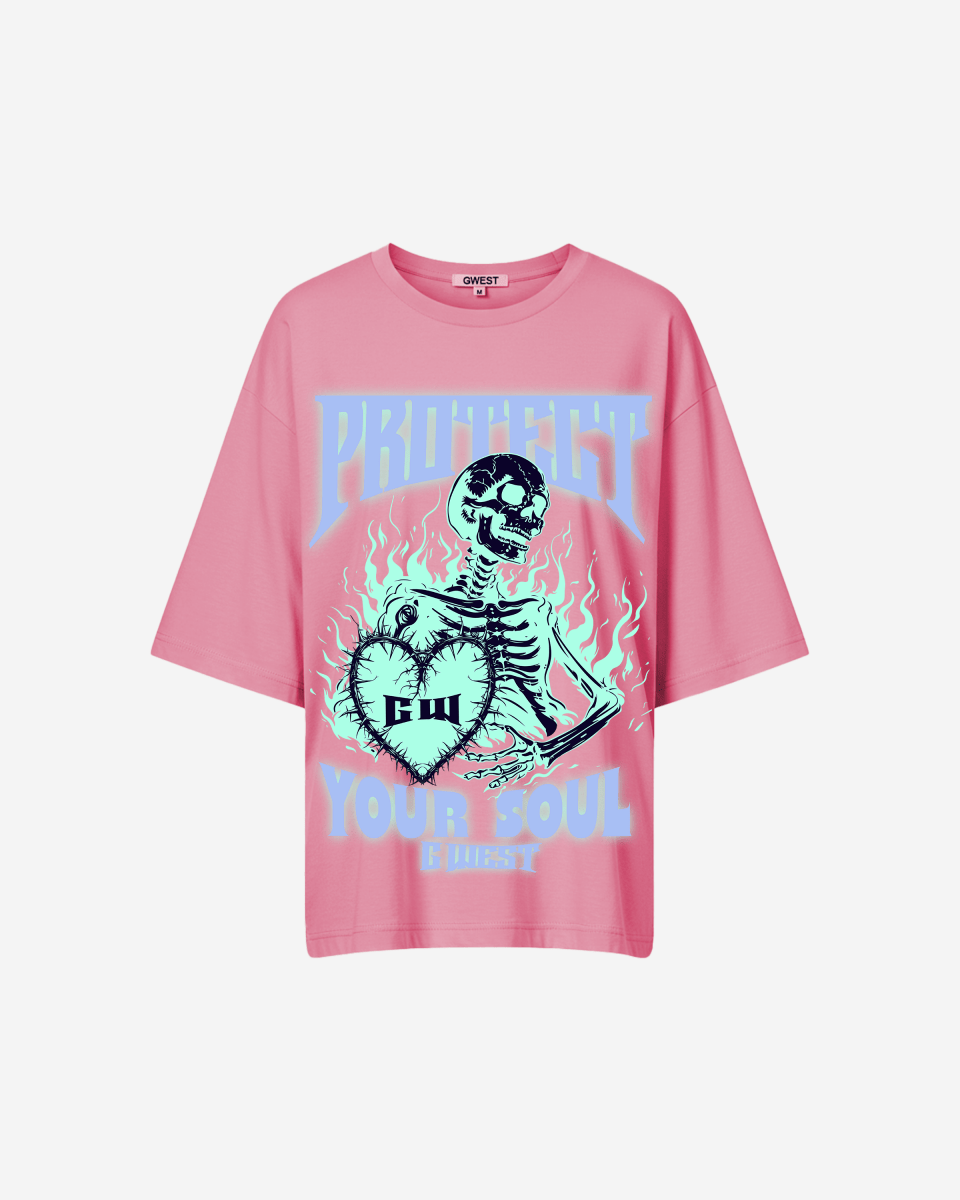 G West Womens protect your soul Oversized tee