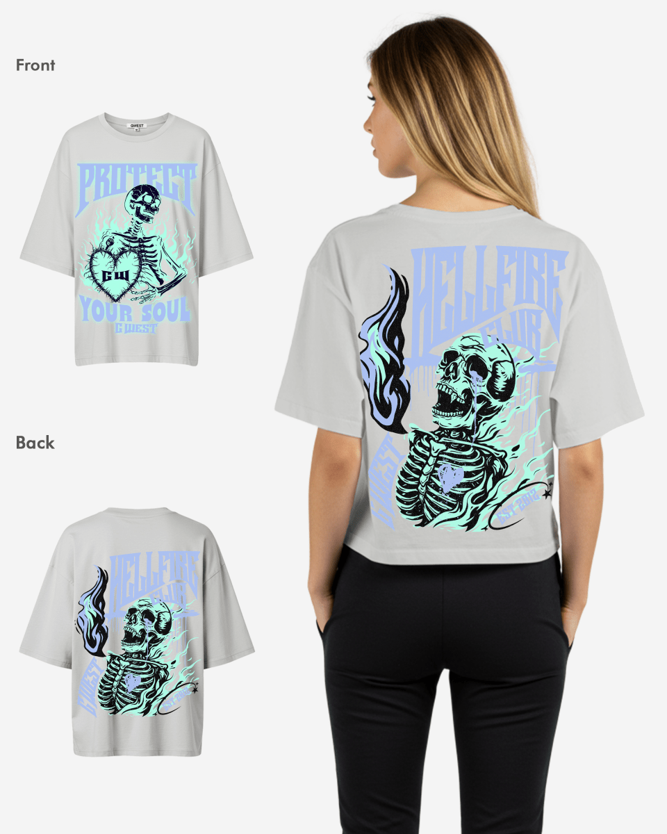 G West Womens protect your soul Oversized tee