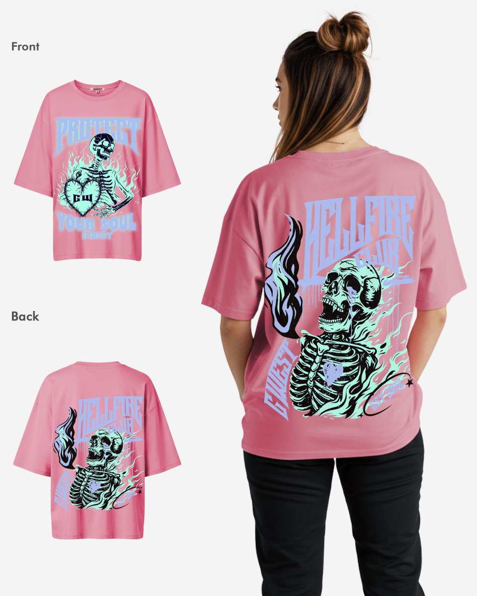 G West Womens protect your soul Oversized tee