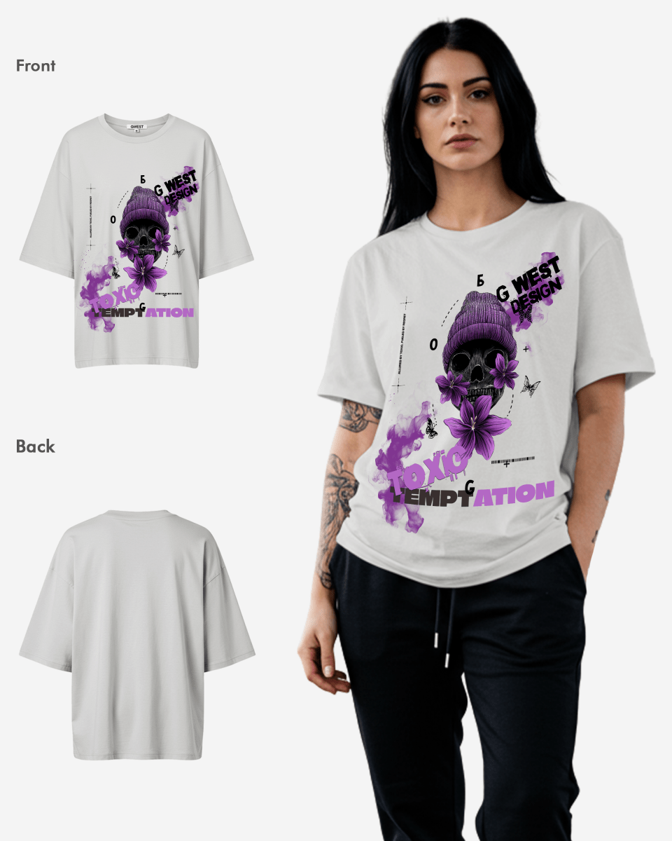 G West Womens Toxic Oversized Tee