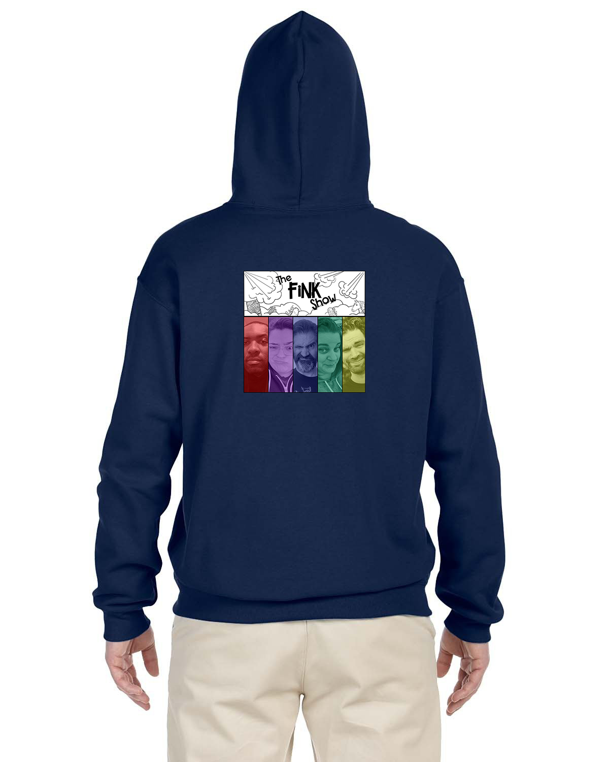 Fink Show Unisex Pull-Over Hoodie V3.0 Logo Pocket/Front Large/Back