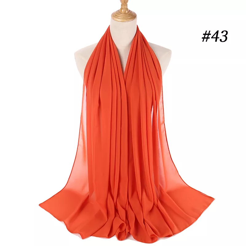 4 Pack Chiffon Scarf Hijab