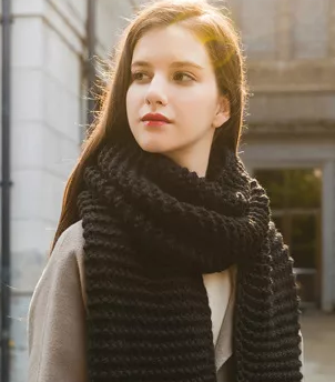 Kennedy Todd Long Winter Waffle Scarf