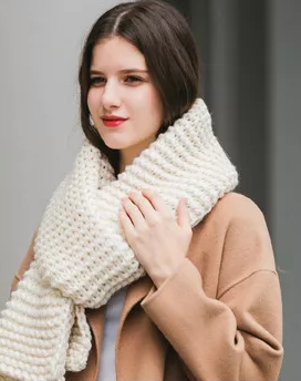 Kennedy Todd Long Winter Waffle Scarf