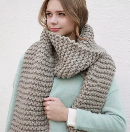 Kennedy Todd Long Winter Waffle Scarf