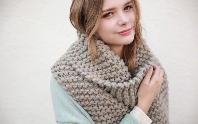 Kennedy Todd Long Winter Waffle Scarf