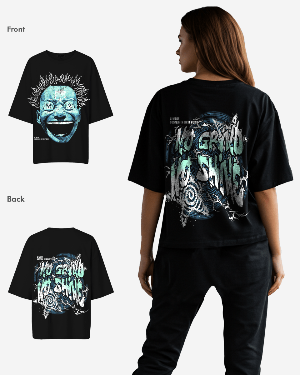 G West Womens Electrical Einstein Oversized Tee