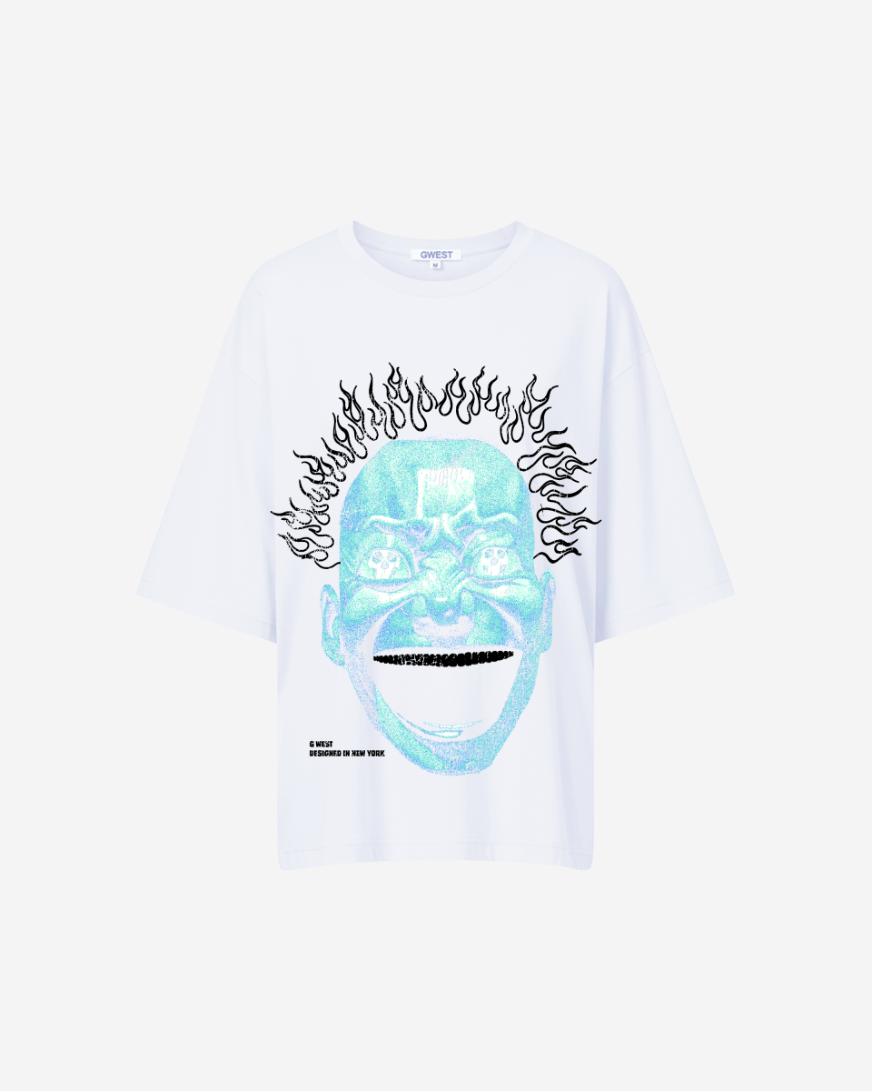 G West Womens Electrical Einstein Oversized Tee