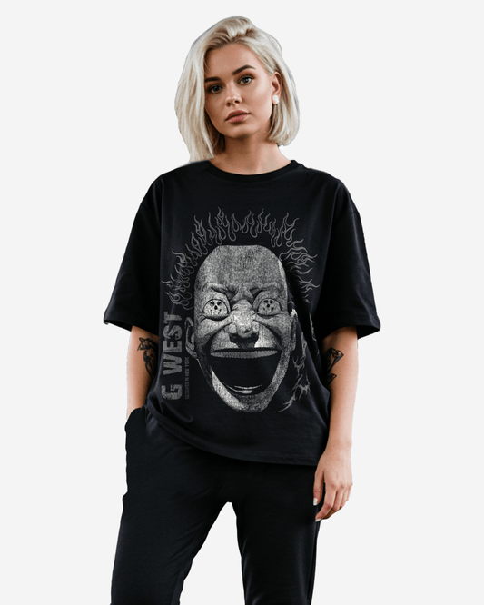 G West Womens Electrical Einstein Oversized Tee