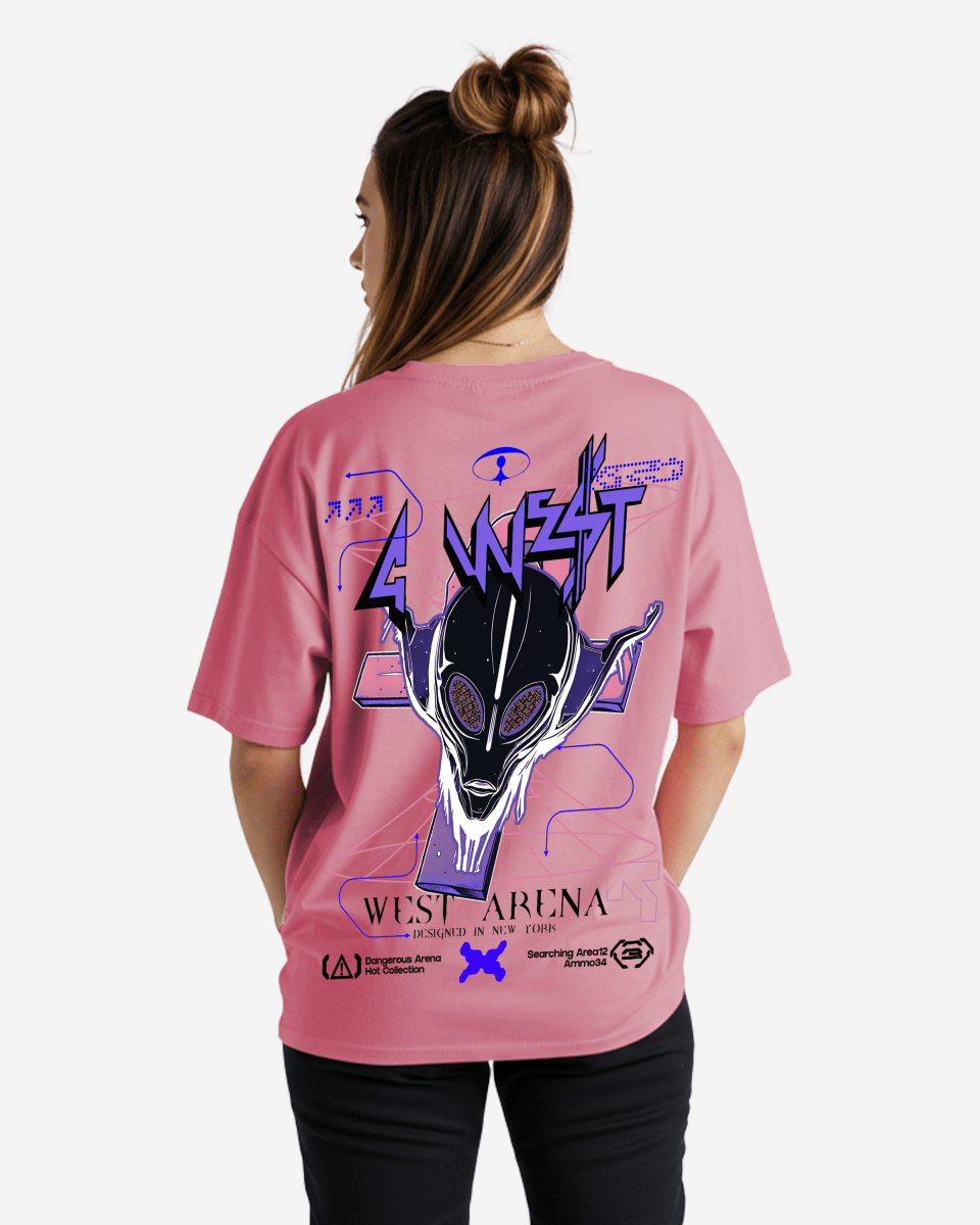 G West Womens Future Journey Lifestyle Oversized Tee