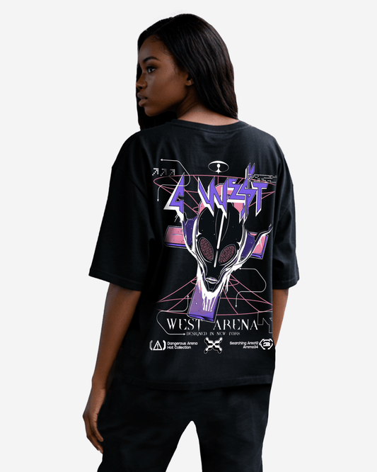 G West Womens Future Journey Lifestyle Oversized Tee