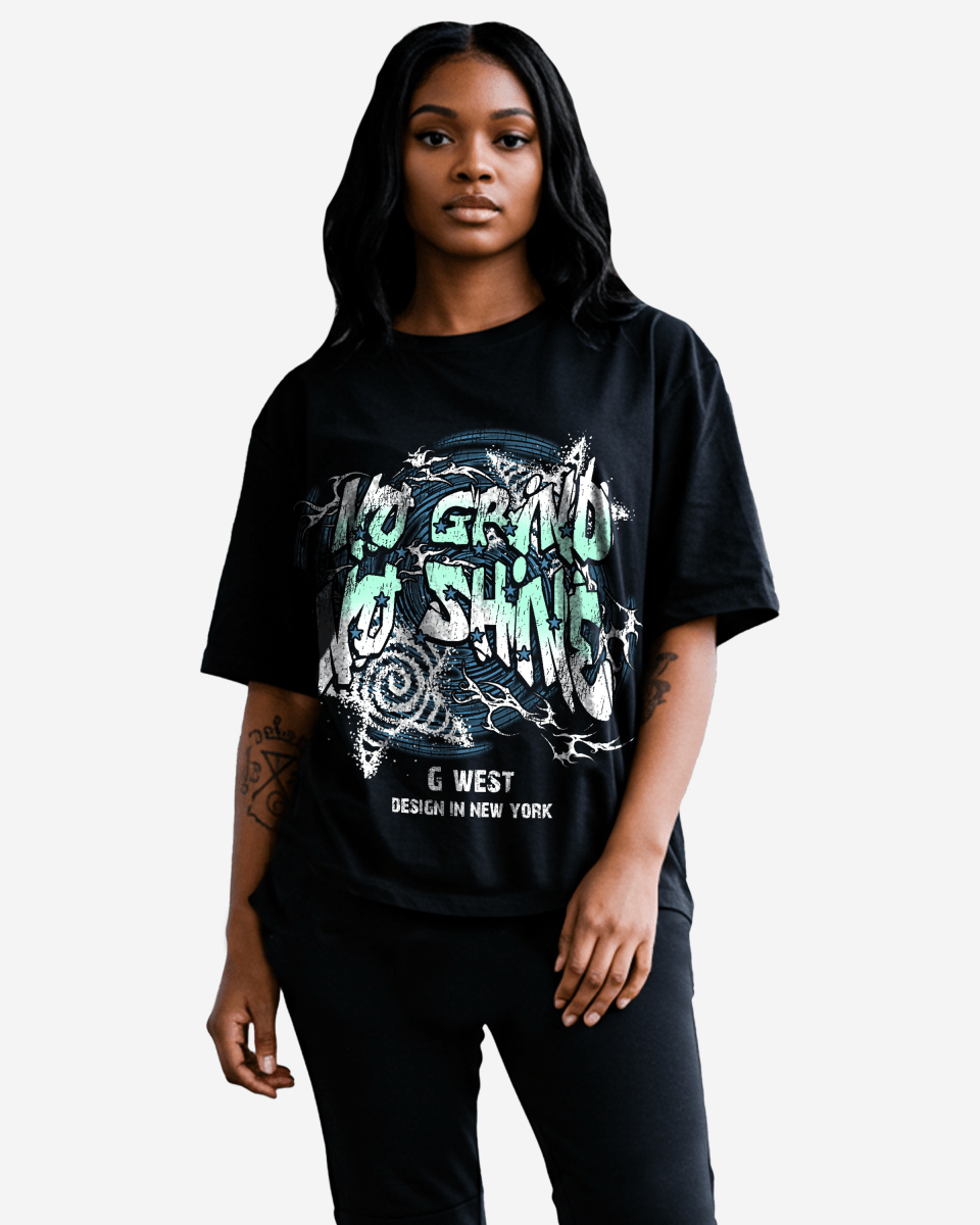 G West Womens No Grind No Shine Oversized Tee