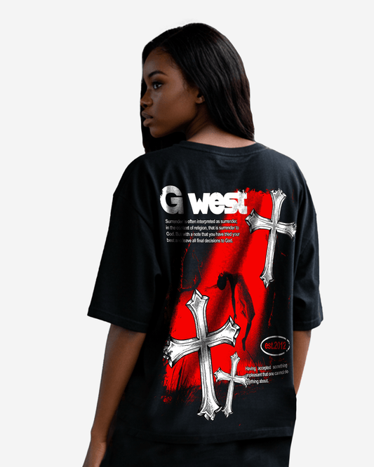 G West Womens Oversized Ascending Soul Tee