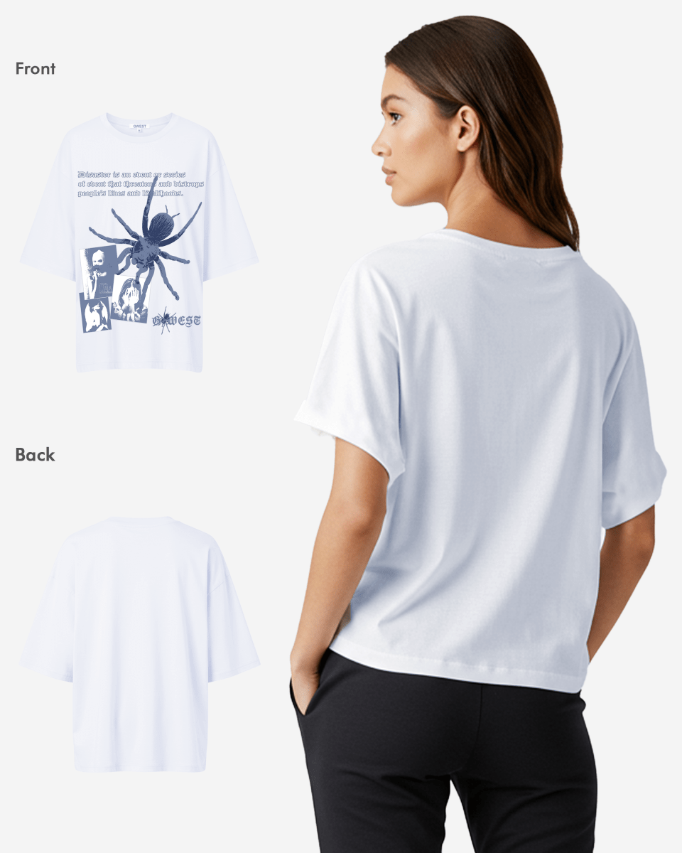 G West Womens Oversized Big Spider Life Style Tee