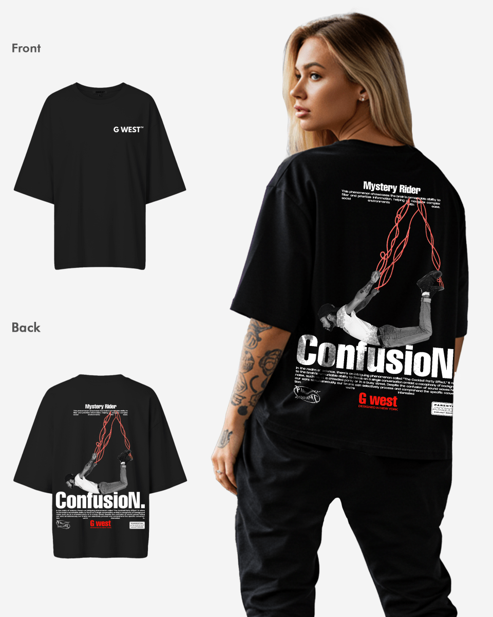 G West Womens Oversized Confusion Tee