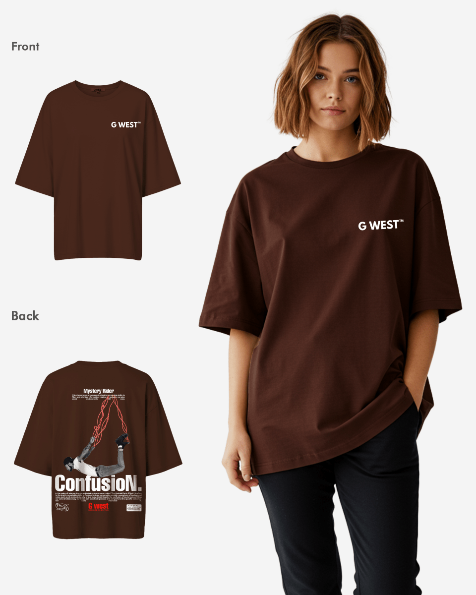 G West Womens Oversized Confusion Tee
