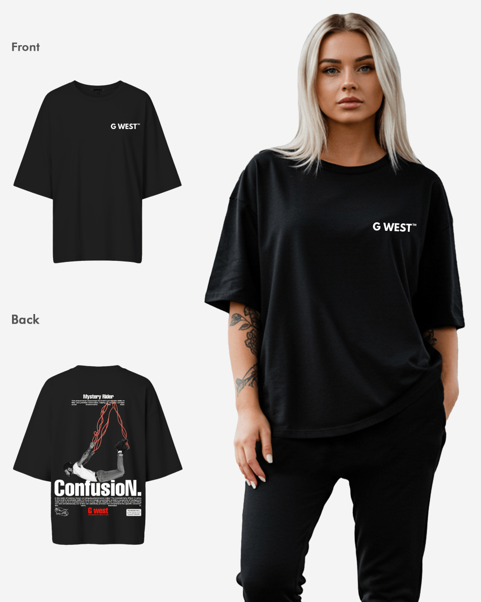 G West Womens Oversized Confusion Tee