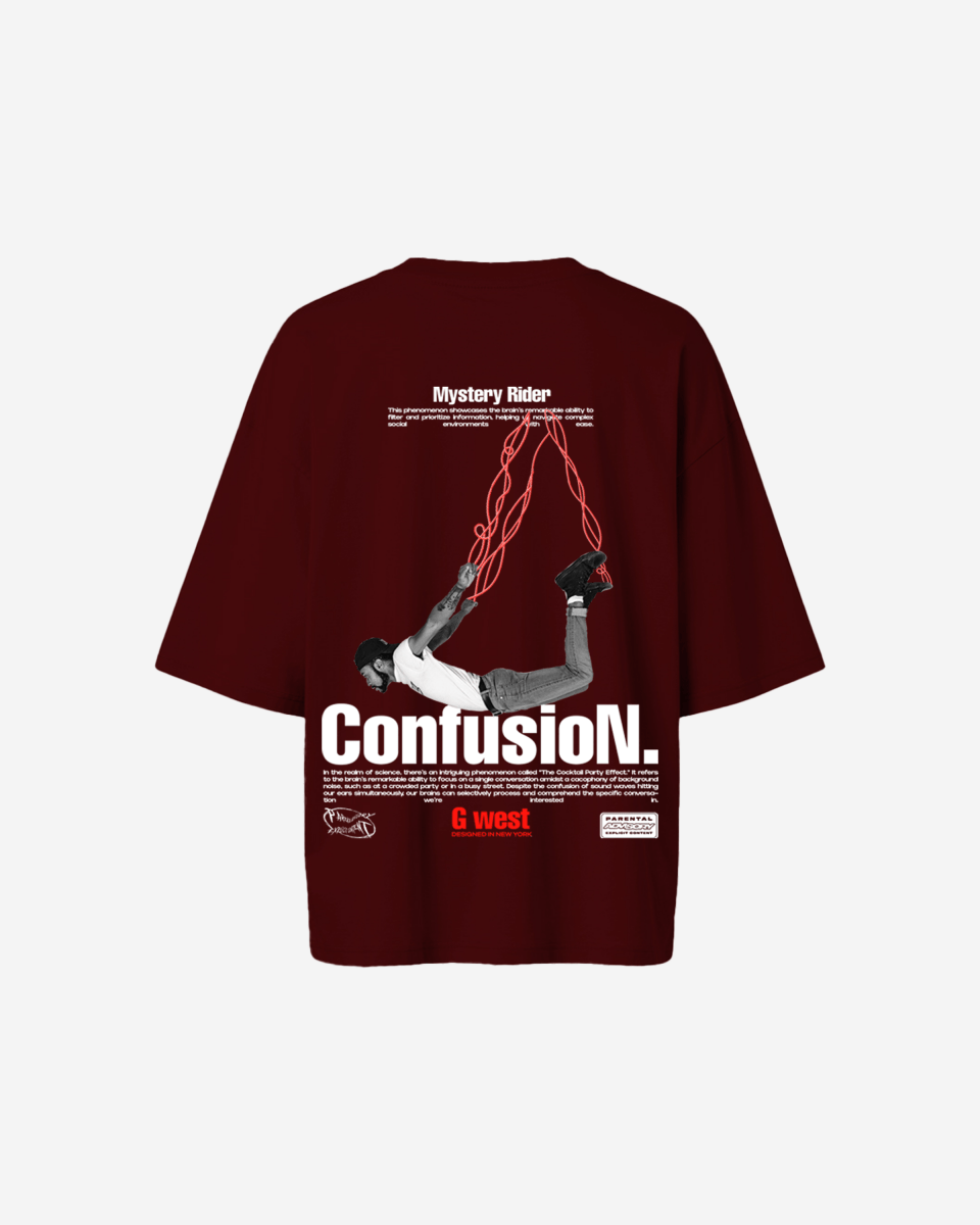 G West Womens Oversized Confusion Tee