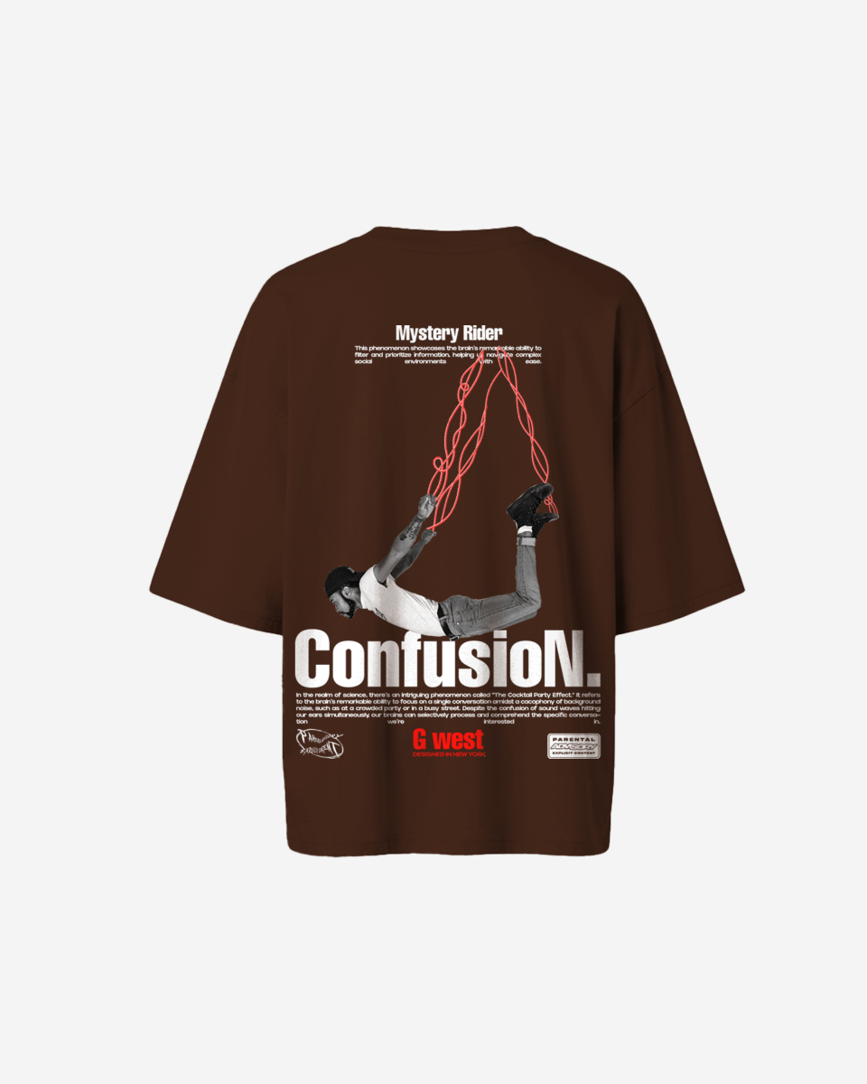 G West Womens Oversized Confusion Tee