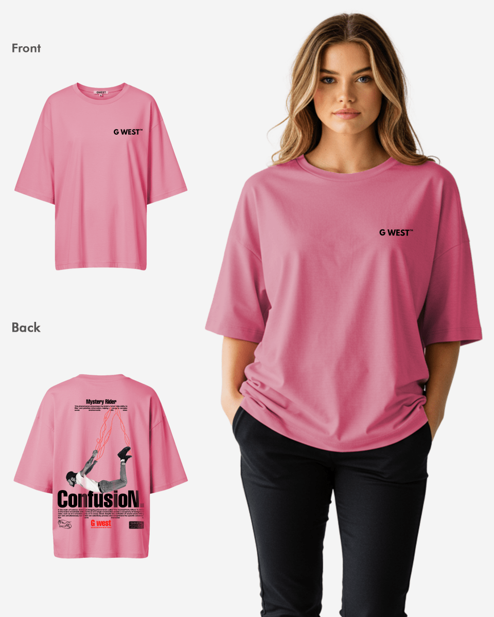 G West Womens Oversized Confusion Tee