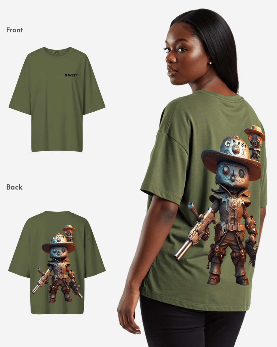 G West Womens OVERSIZED DALLAS COWBOY T-SHIRT