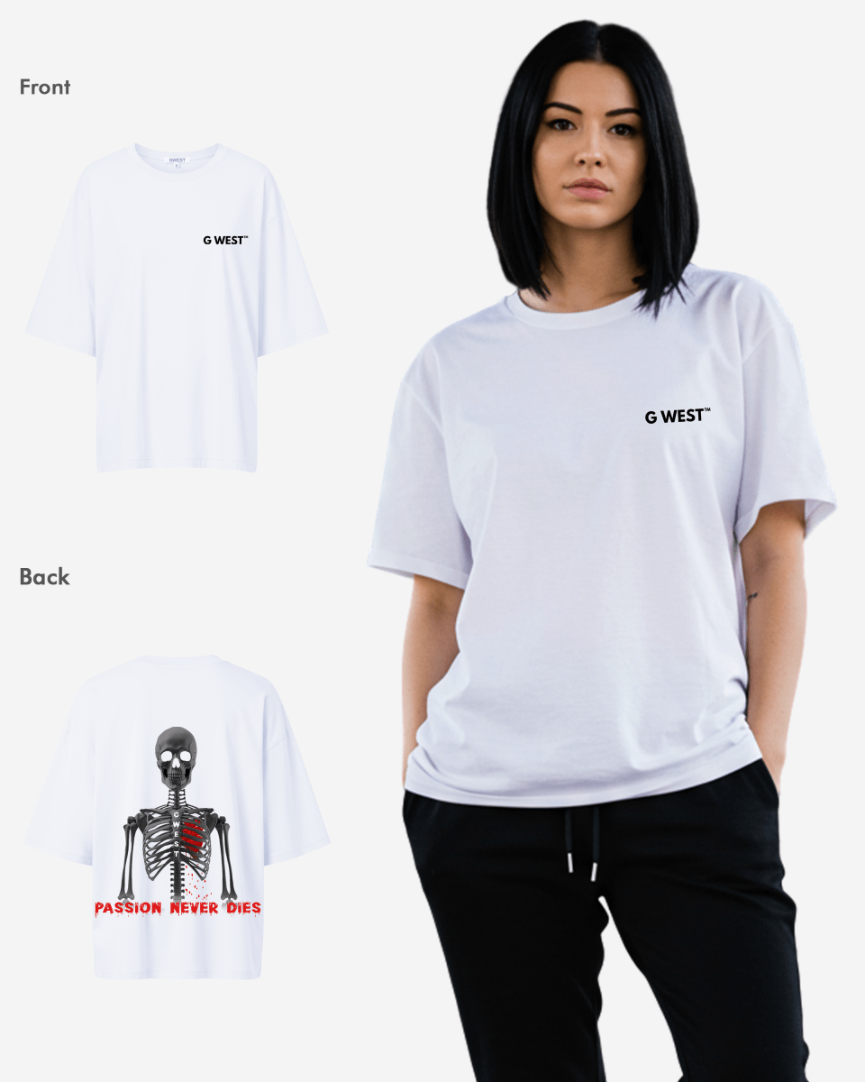 G West Womens Oversized Passion Never Dies Tee