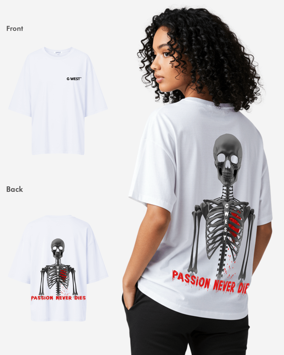 G West Womens Oversized Passion Never Dies Tee
