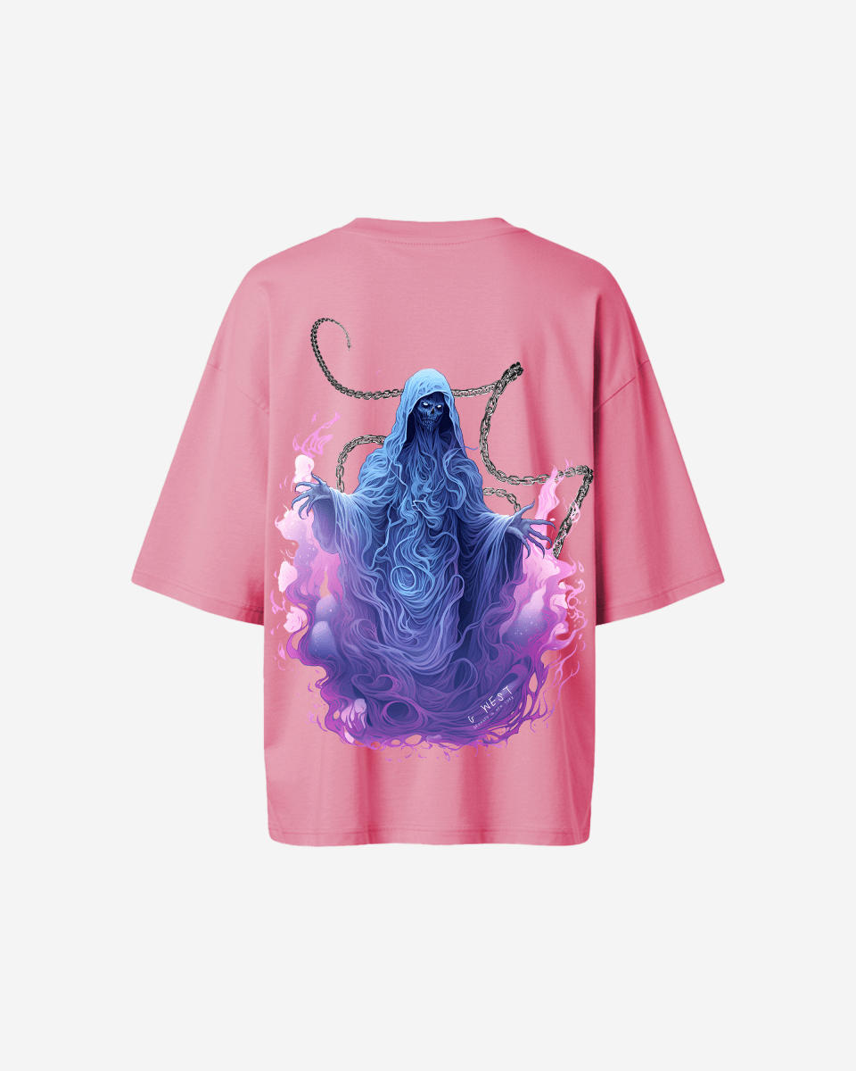 G West Womens Oversized Purple Reaper Tee
