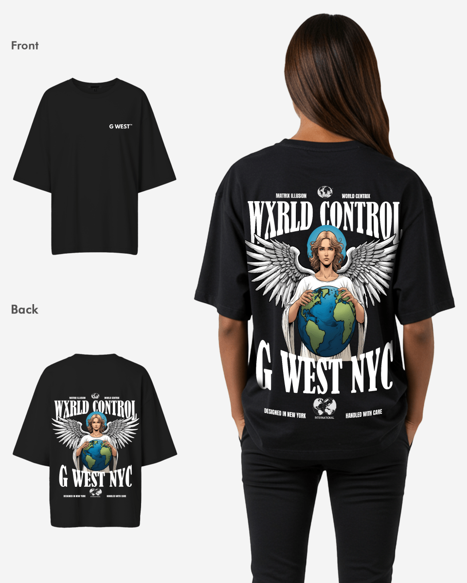 G West Womens Oversized World T-Shirt