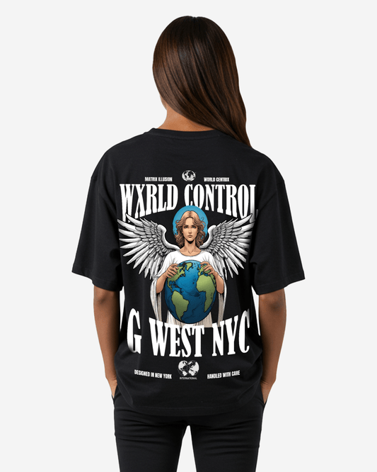 G West Womens Oversized World T-Shirt