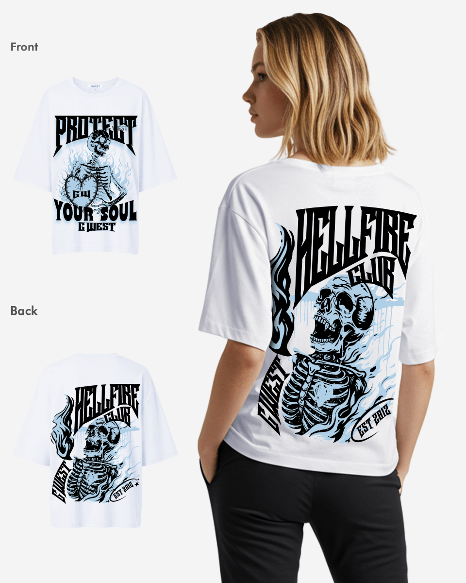 G West Womens protect your soul Oversized tee