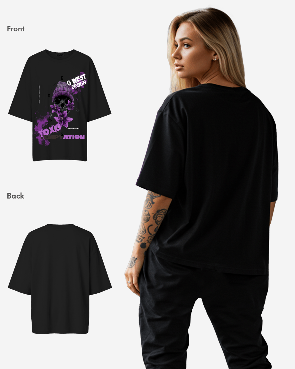 G West Womens Toxic Oversized Tee
